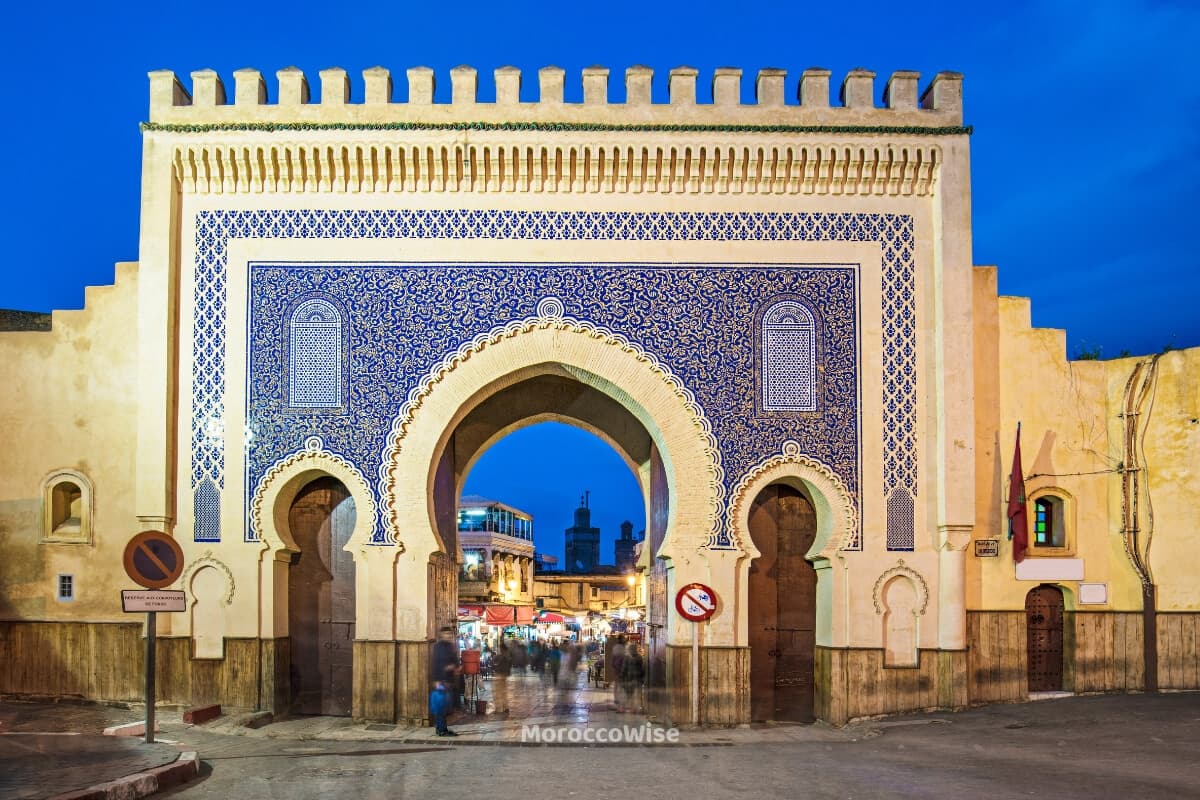 Bab Bou Jeloud (The Blue Gate): The Majestic Gateway to Fes el-Bali