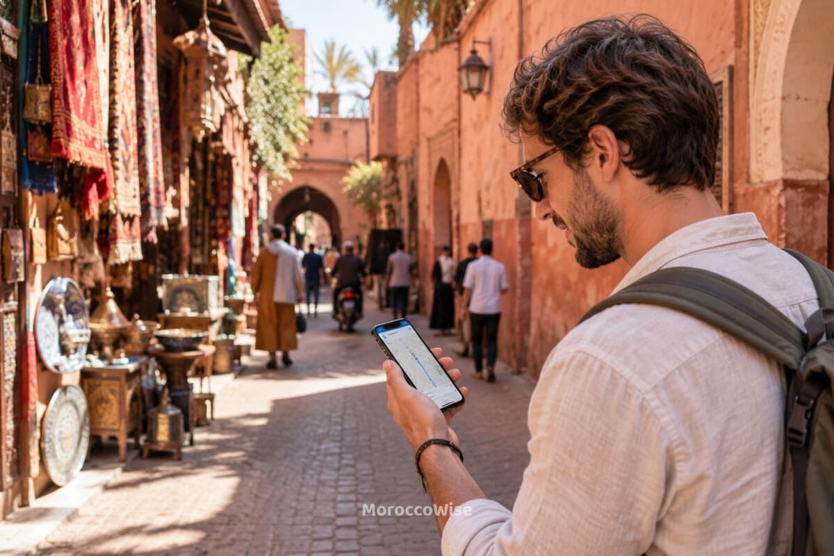 Using an Airalo eSIM for maps and mobile internet in Morocco